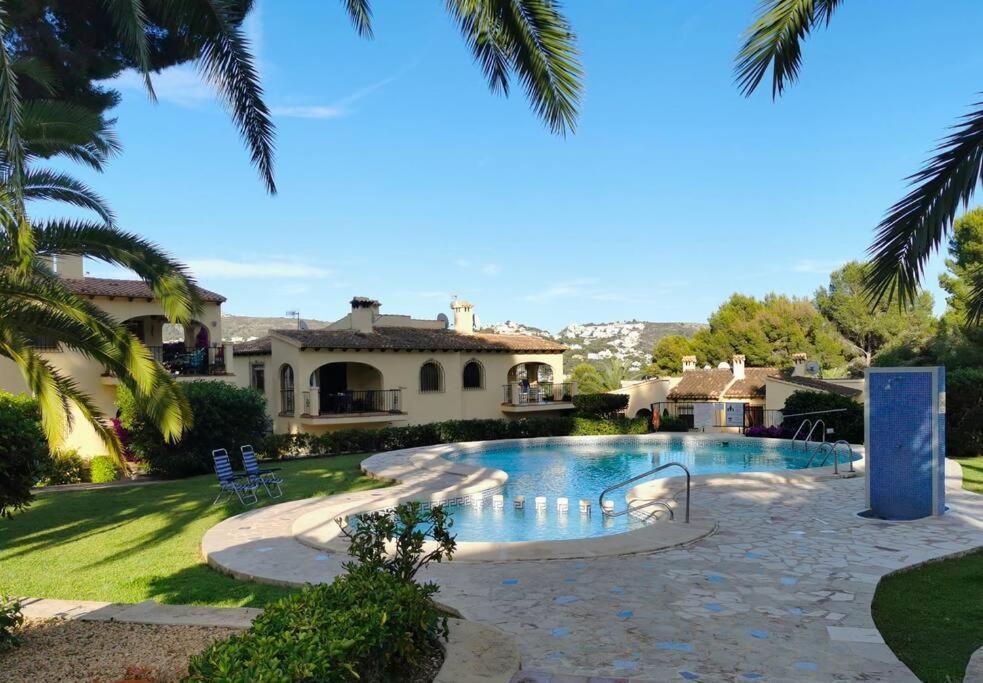 Apartamento En Moraira Con Piscina Eksteriør bilde